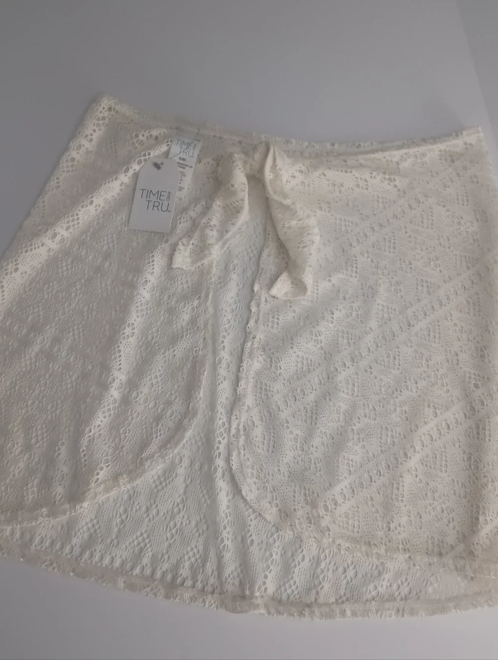 Time And Tru Crochet Look Cover Up Skirt Sz 1X 2X